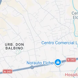 Parcela urbana de 1.000 m² en Elche