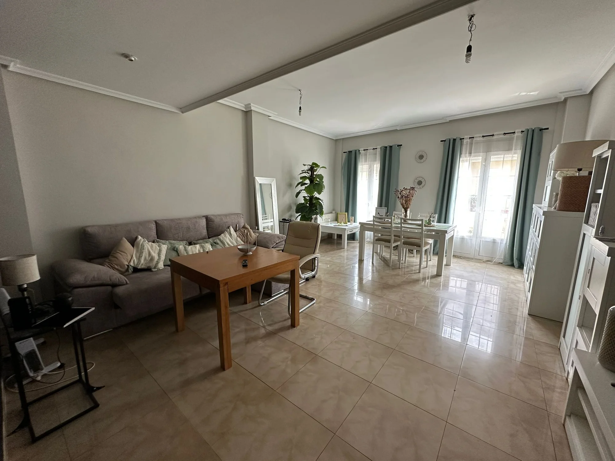 Four-bedroom property with three bathrooms
