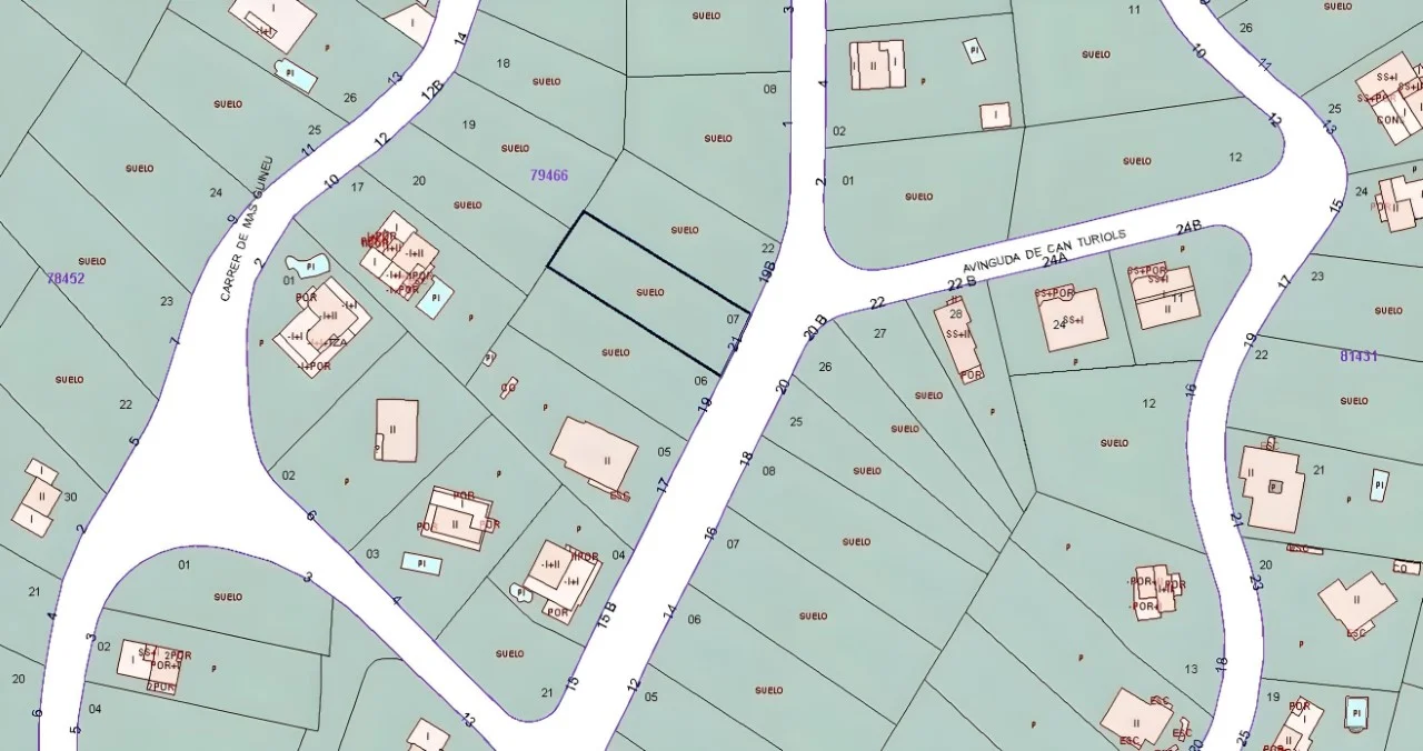 Urban plot in Las Colines, Olivella