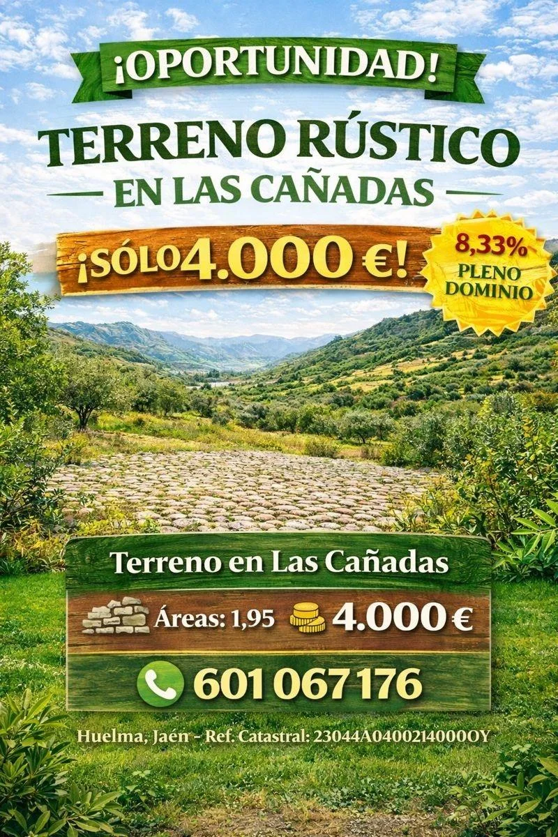 Rural land share near Las Cañadas