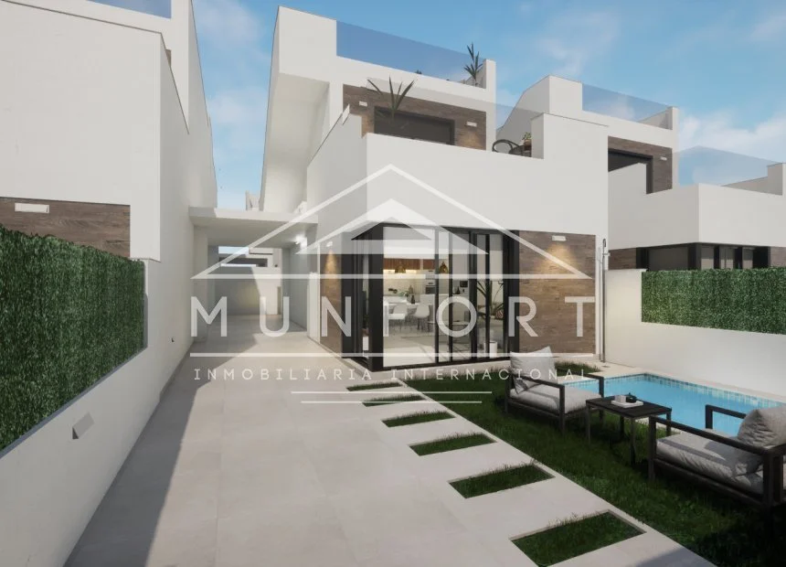 Nueva villa dúplex con piscina privada