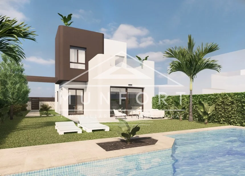 Villa nueva con piscina privada