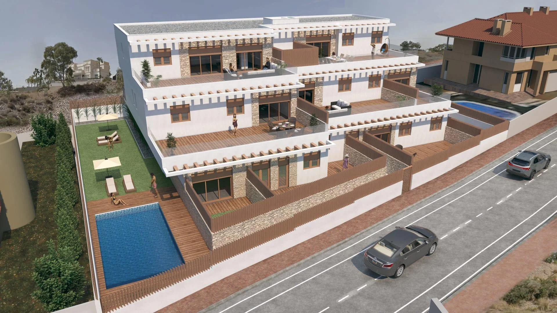 Under-construction El Hornillo apartment, one bedroom