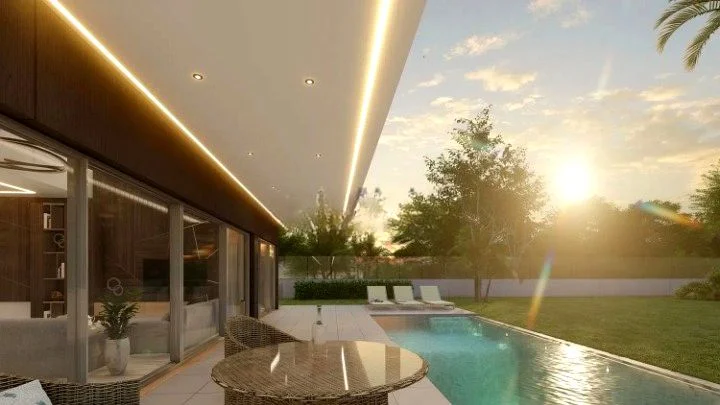 Villa moderna en Benalmádena, 308 m² y piscina