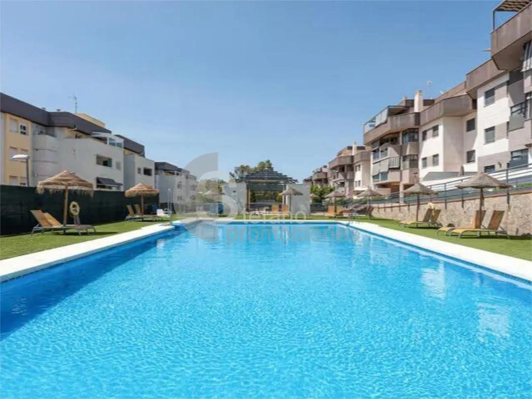 Piso alquilado con terraza de 53 m²