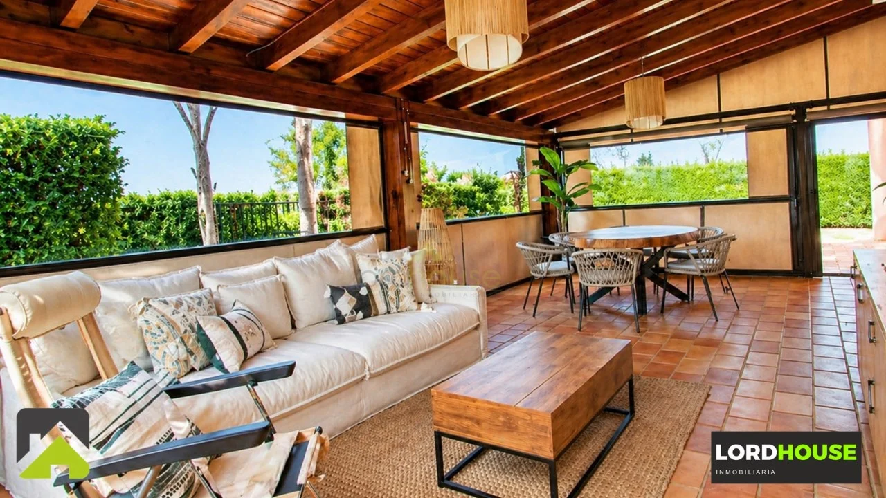 Furnished chalet with private pool