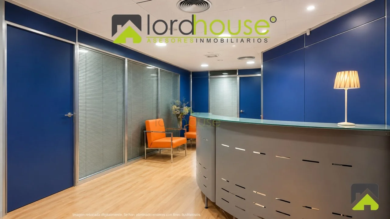 Central Lorca office, 139 m², furnished