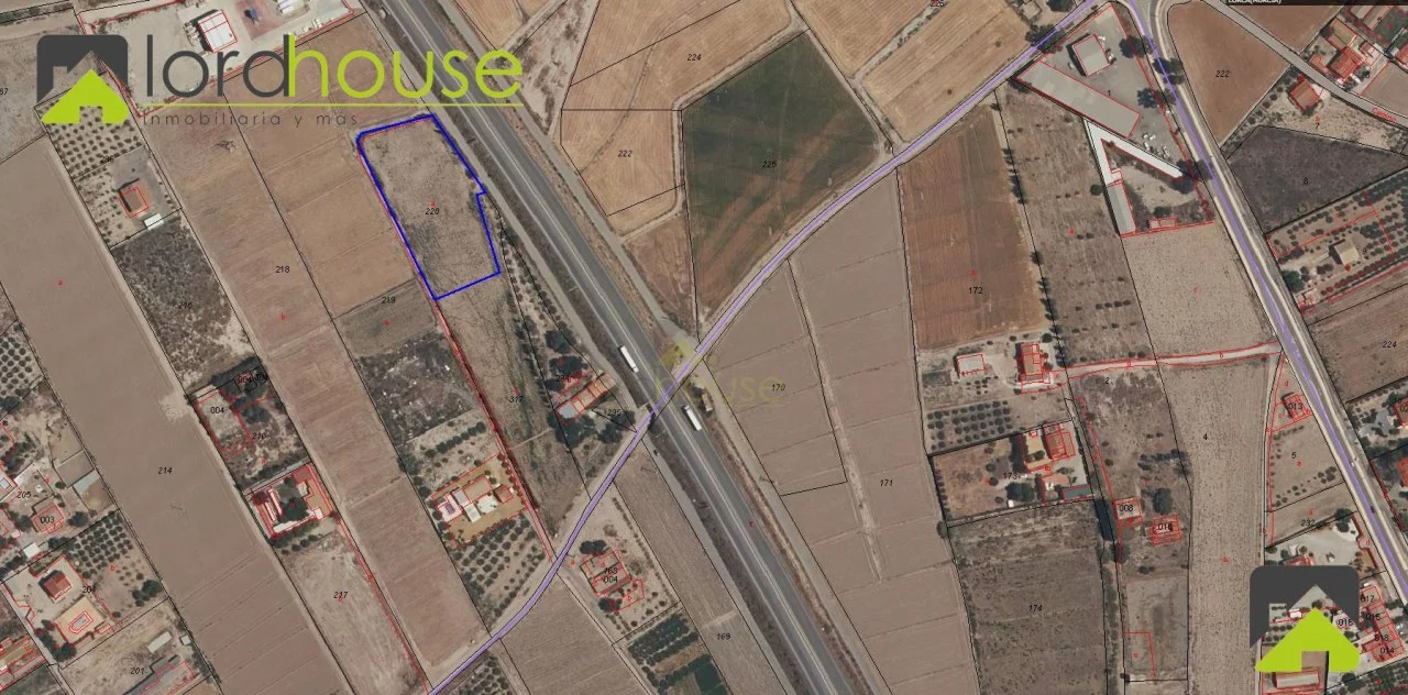 6,117 m² land near Lorca