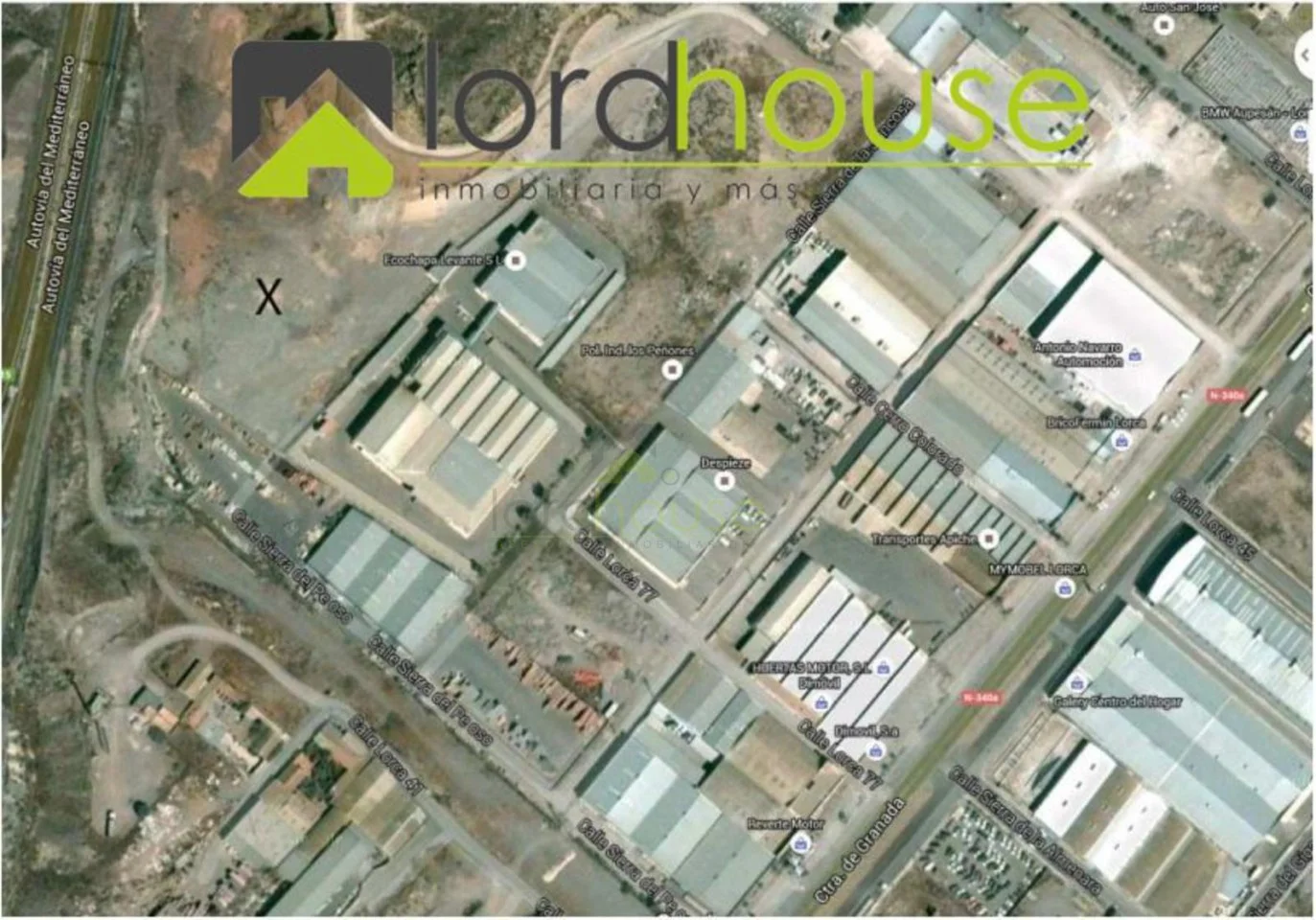 Parcela industrial cerca de Lorca edificable