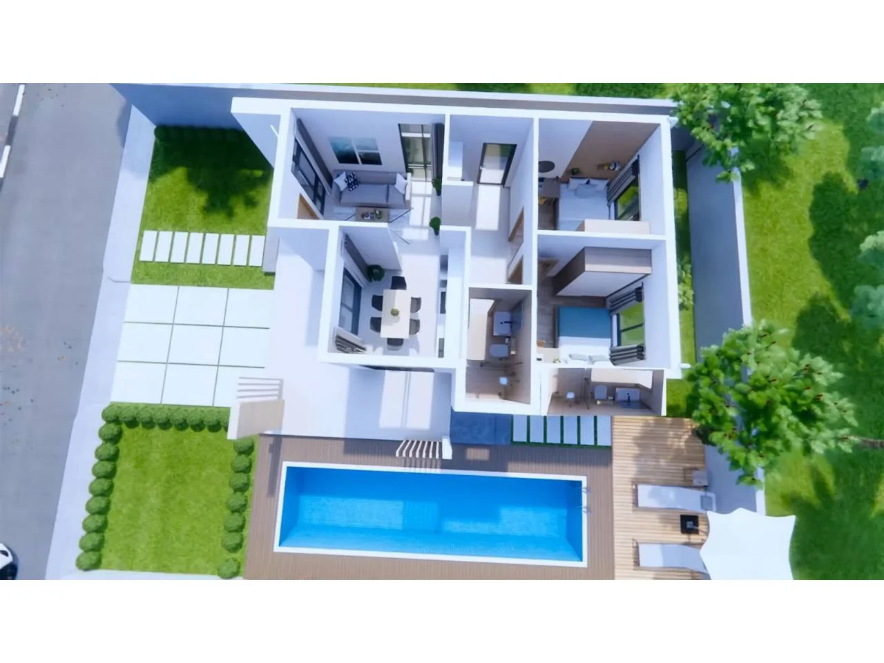 New-build Roldán chalet with pool
