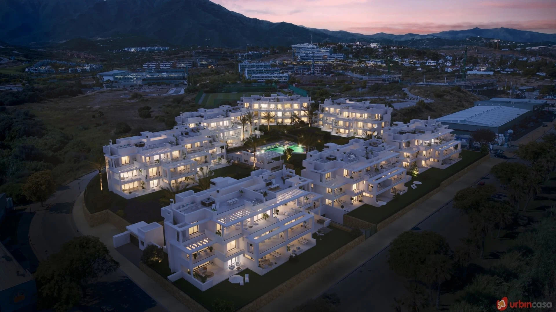 Estepona seaside development, 112 m² apartments