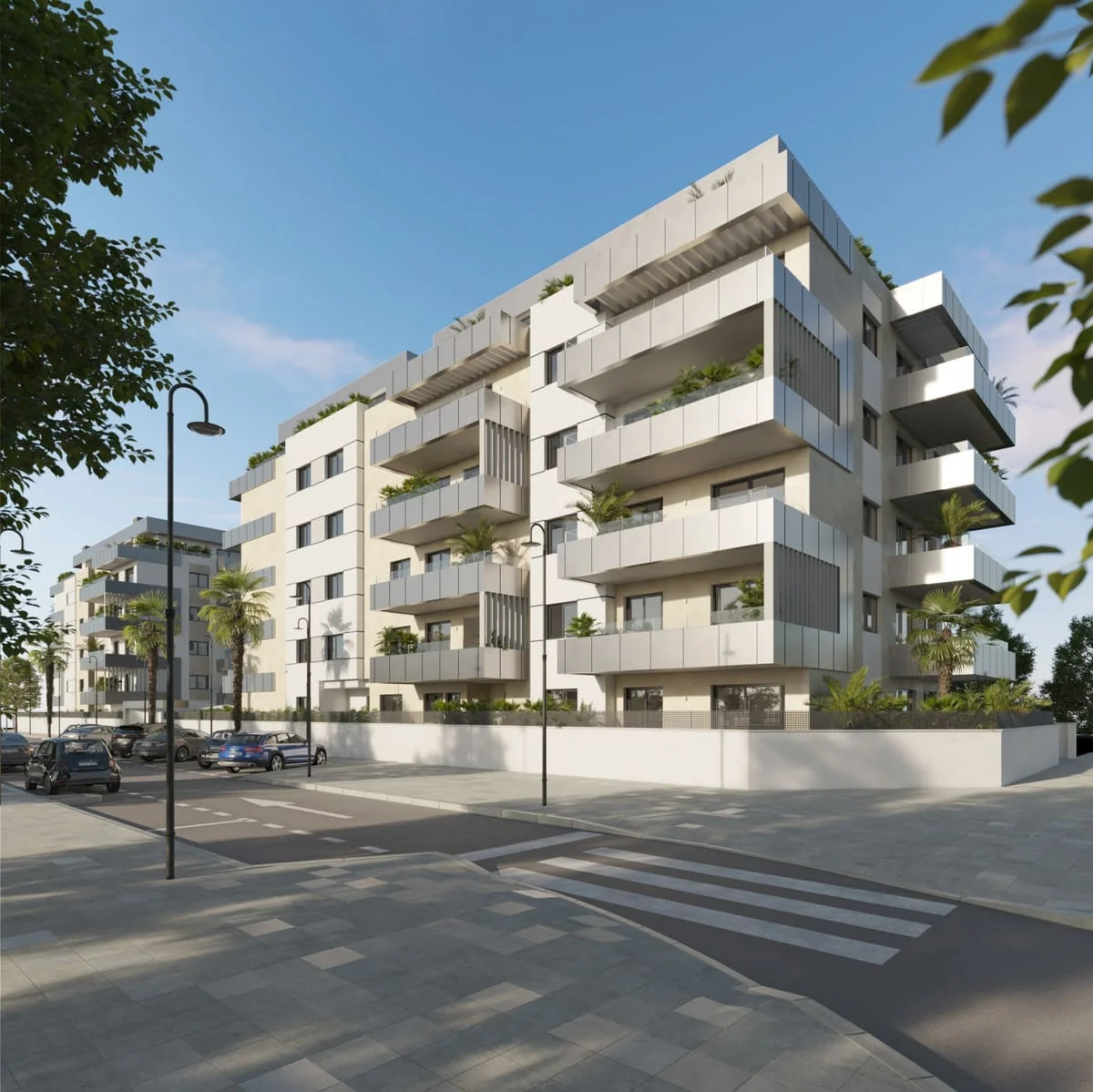 New apartment project with wellness amenities