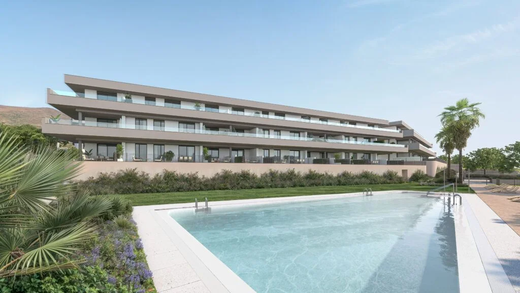 New development near golf, Estepona