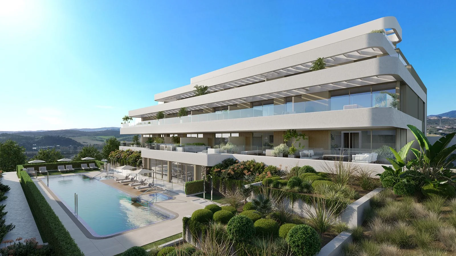 Promoción con vistas al mar en Estepona, 43–141 m²