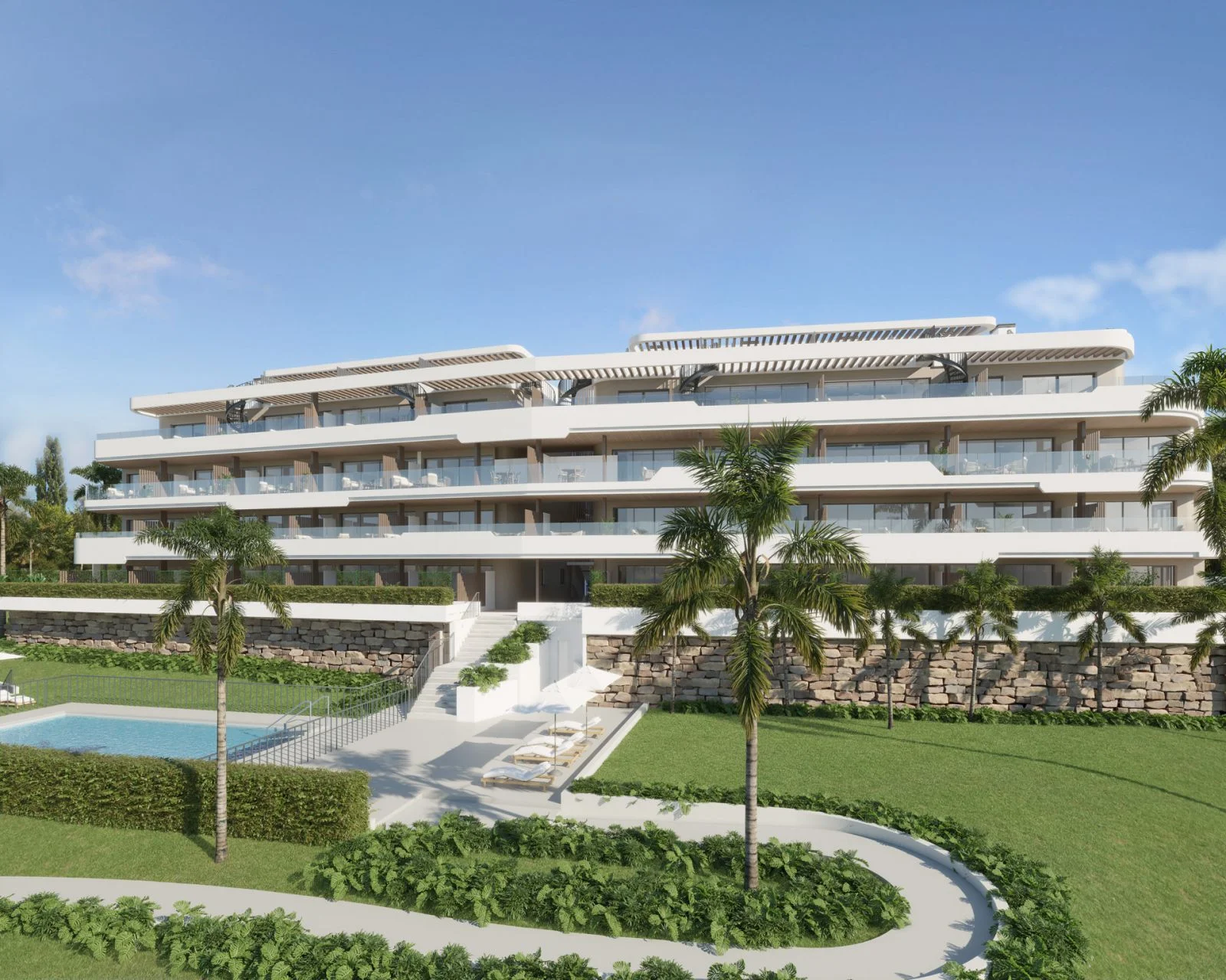 Nuevos apartamentos en Manilva con vistas al mar