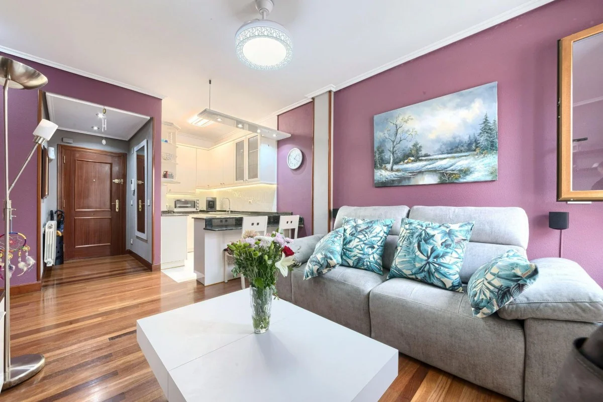 Bright one-bedroom flat in Lutxana