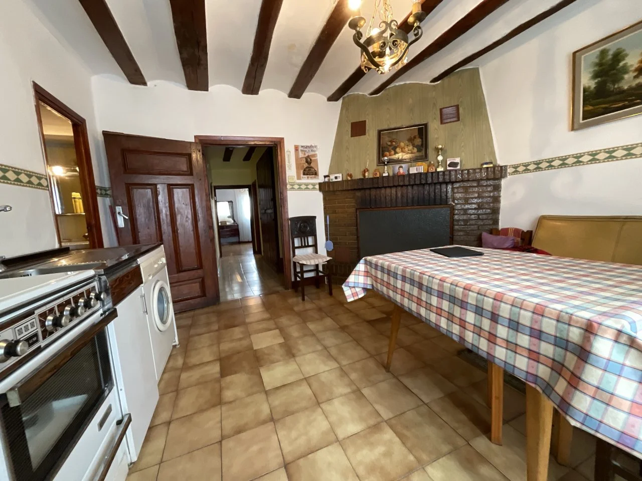 Casa céntrica de pueblo con dos habitaciones