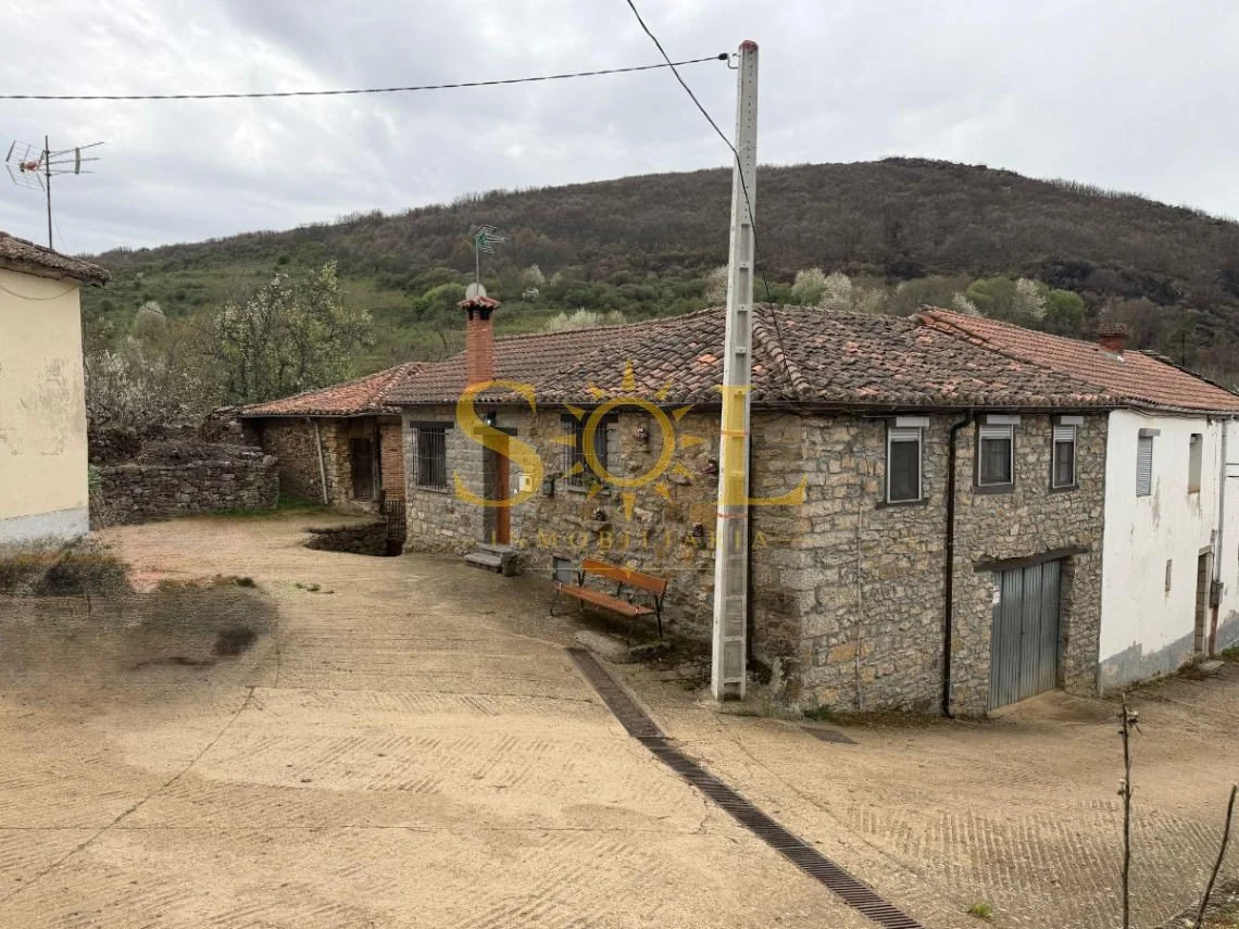 Stone village house with mountain views