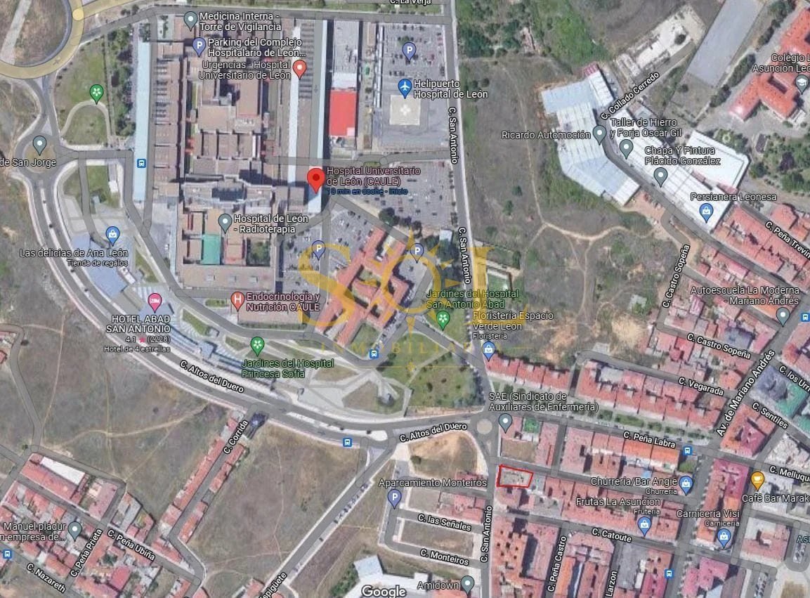 Residential development plot near hospitals