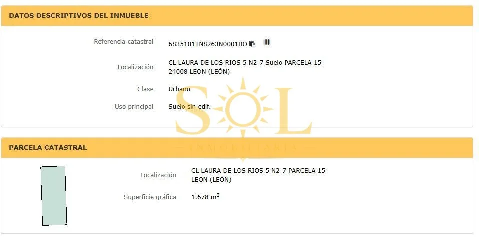 Solar urbano en León, 3.939 m² edificables