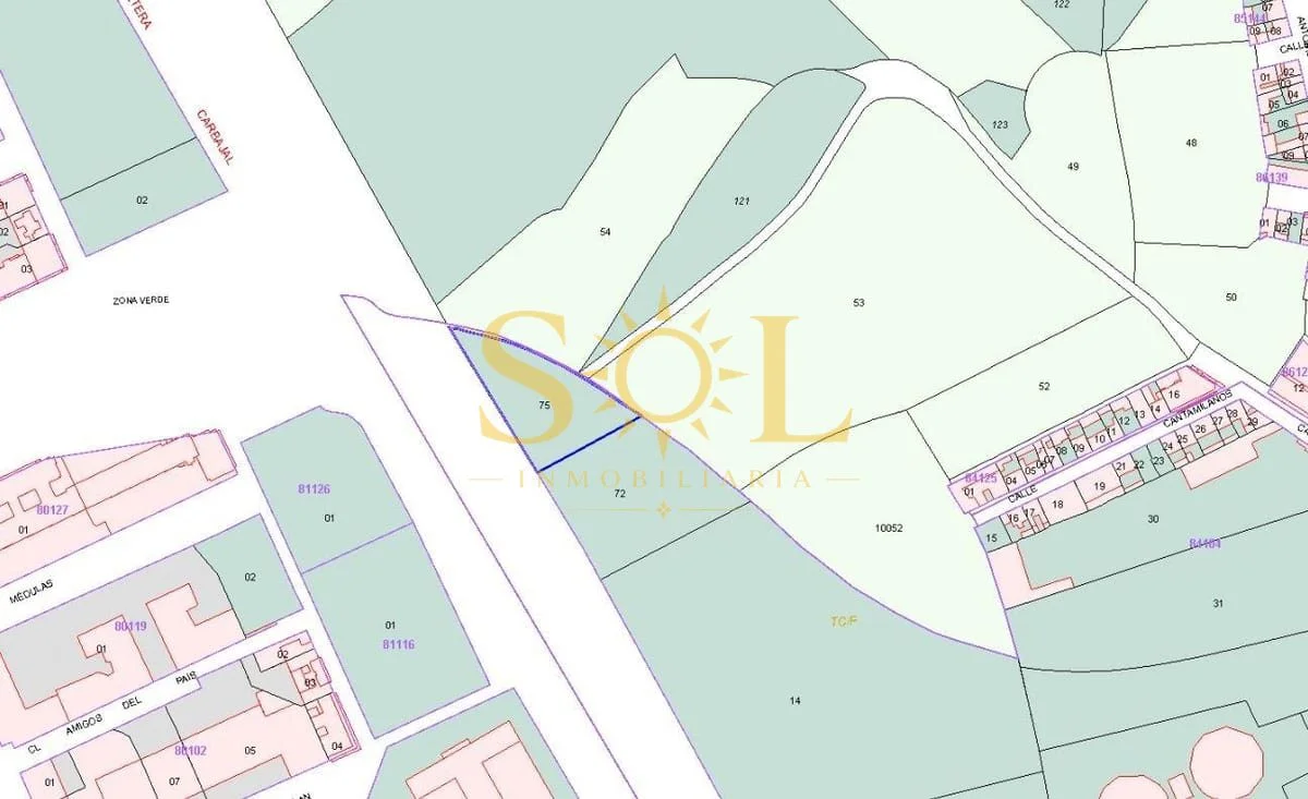 Suelo urbano con 1.636 m² edificables