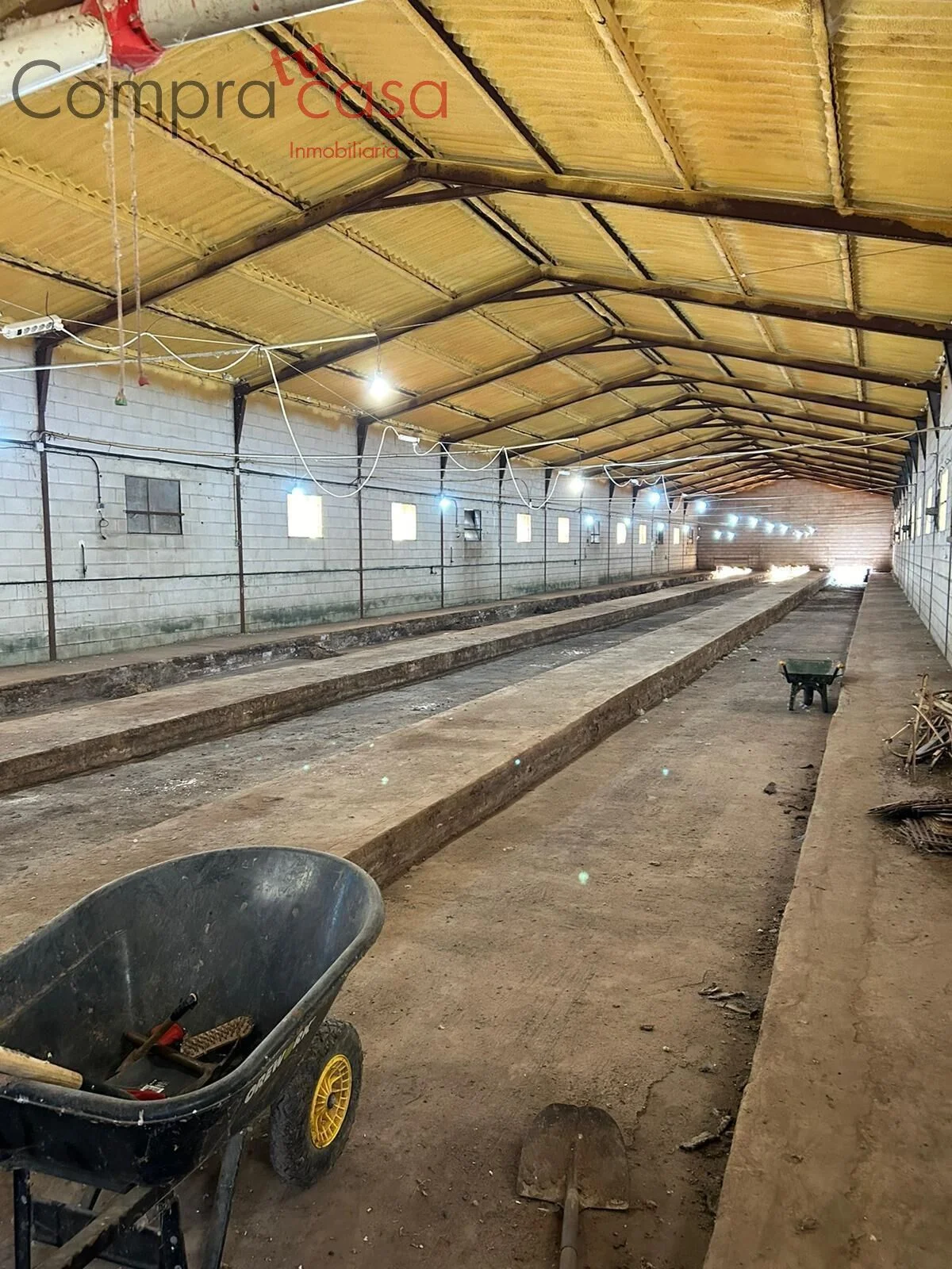 Industrial warehouse with large yard