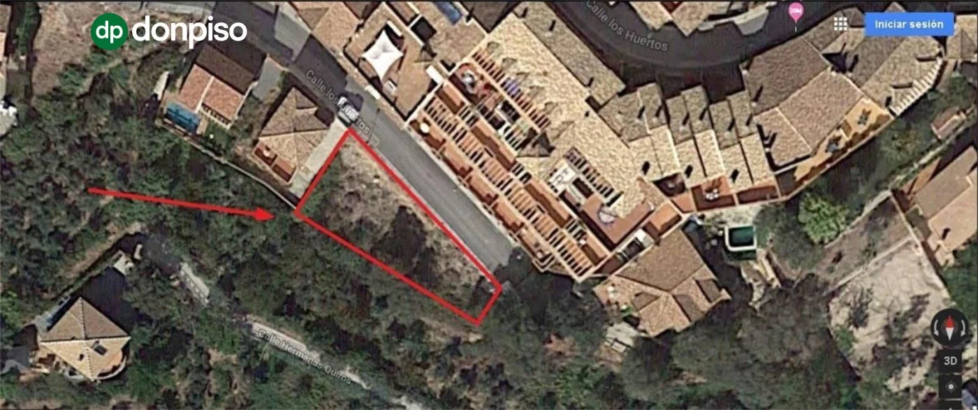 Urban plot in Guejar Sierra, 566 m²