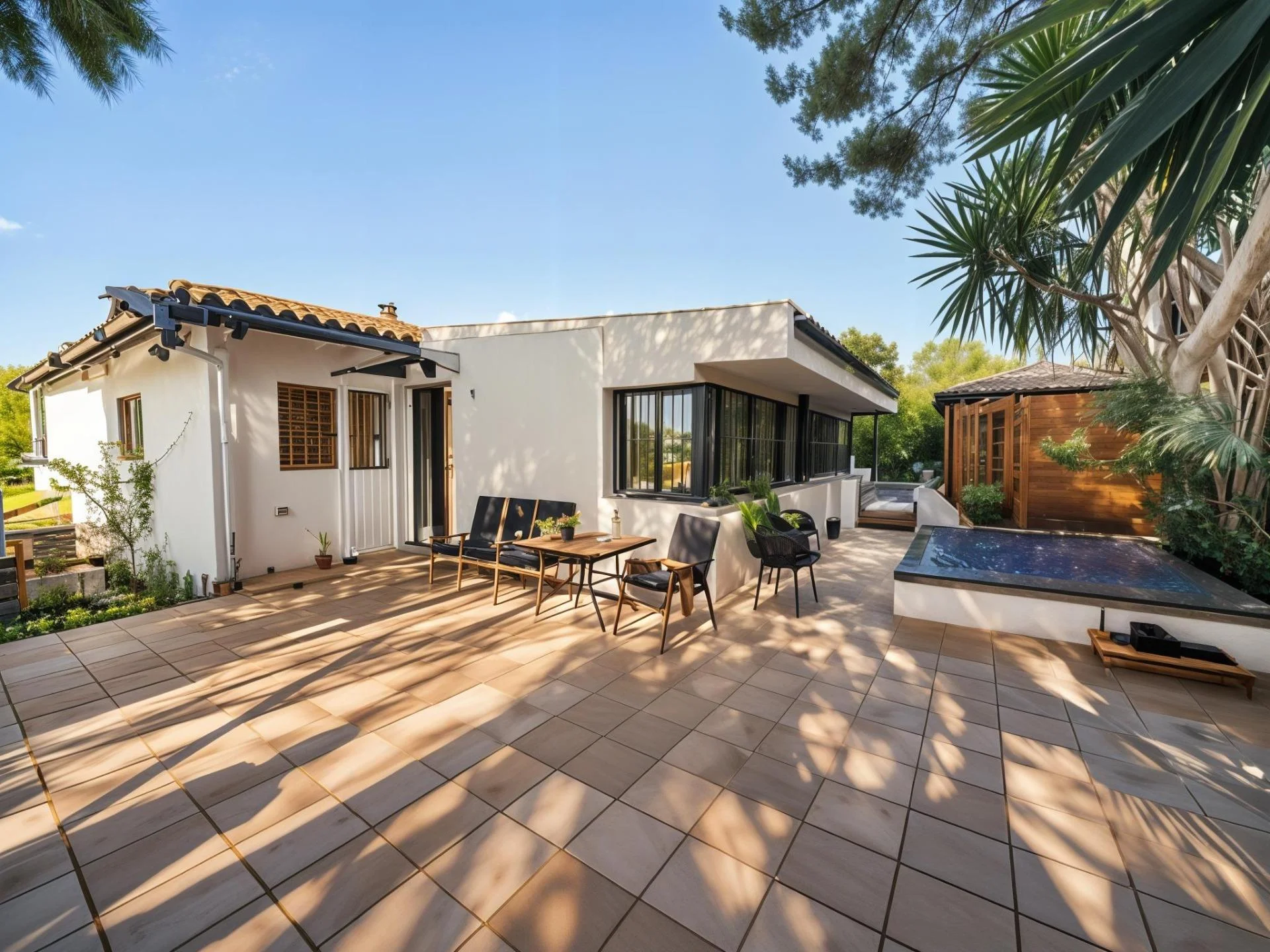Casa con dos viviendas y gran parcela