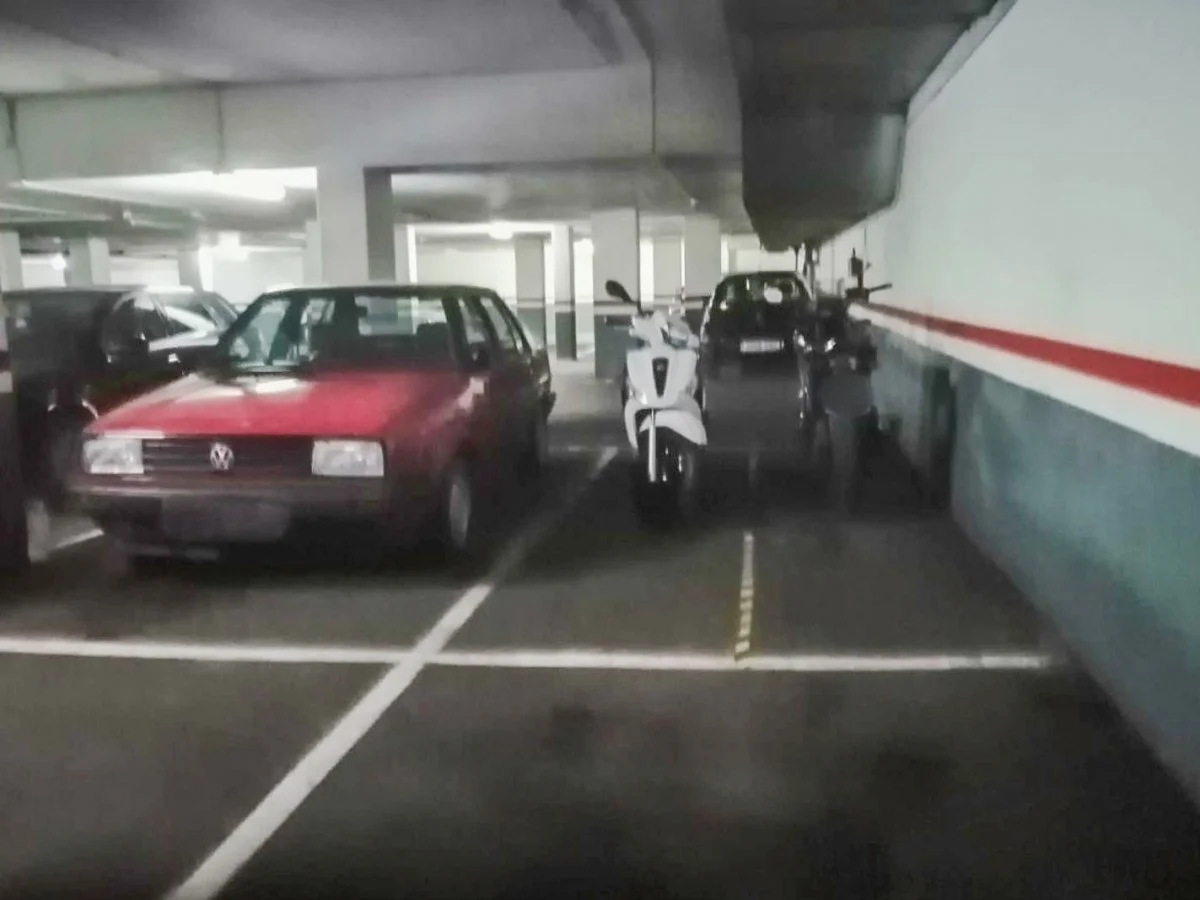 Spacious Sagrada Familia parking plaza