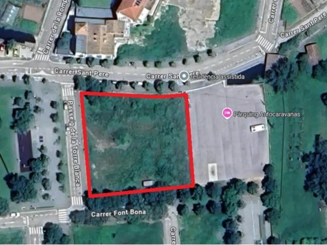 Solar residencial urbano, 3.485 m² edificables