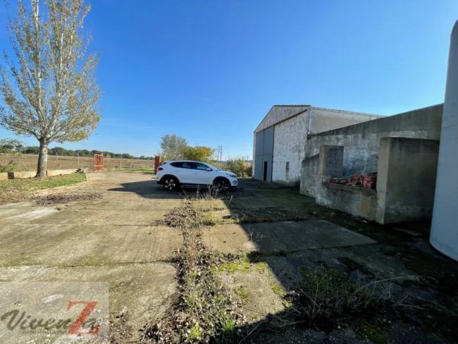Terreno de regadío con construcciones agrícolas