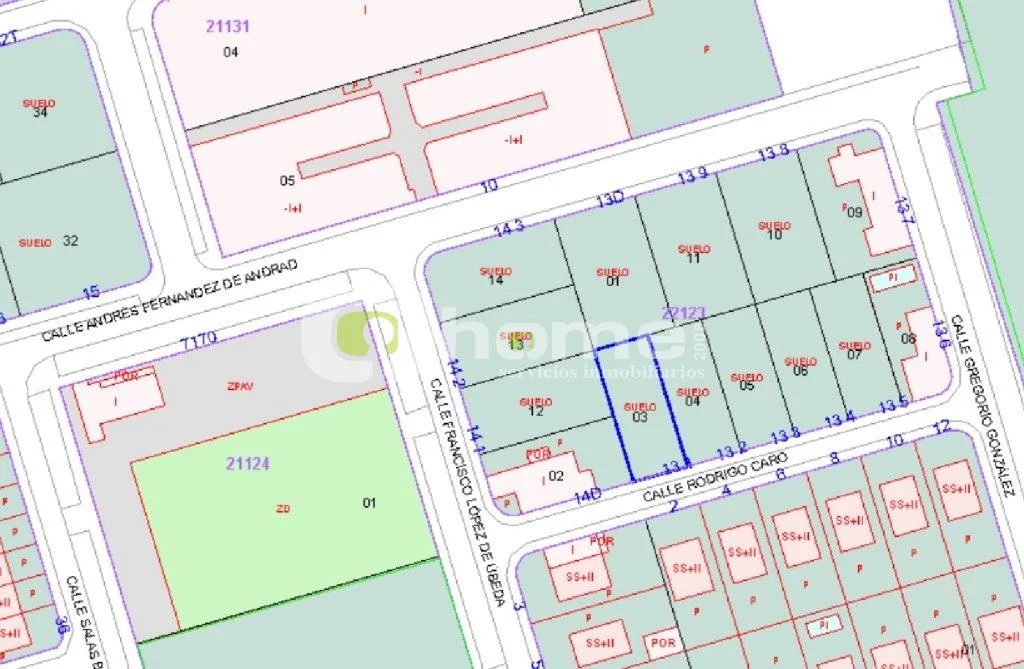 Two adjoining plots near park