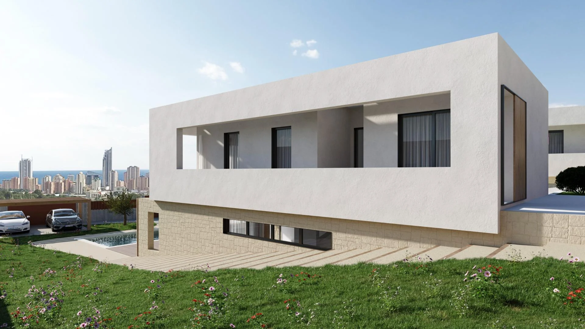 Villa nueva en Finestrat, 3 dormitorios