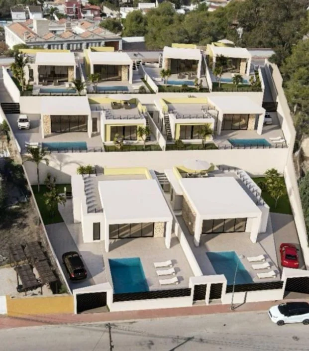 Villa nueva en colina, 3 dormitorios