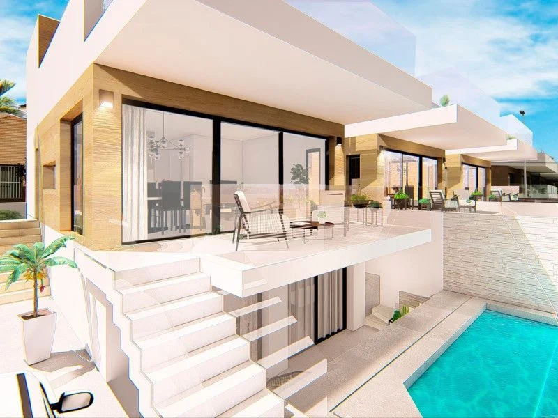 Modern sea-view villa, four bedrooms