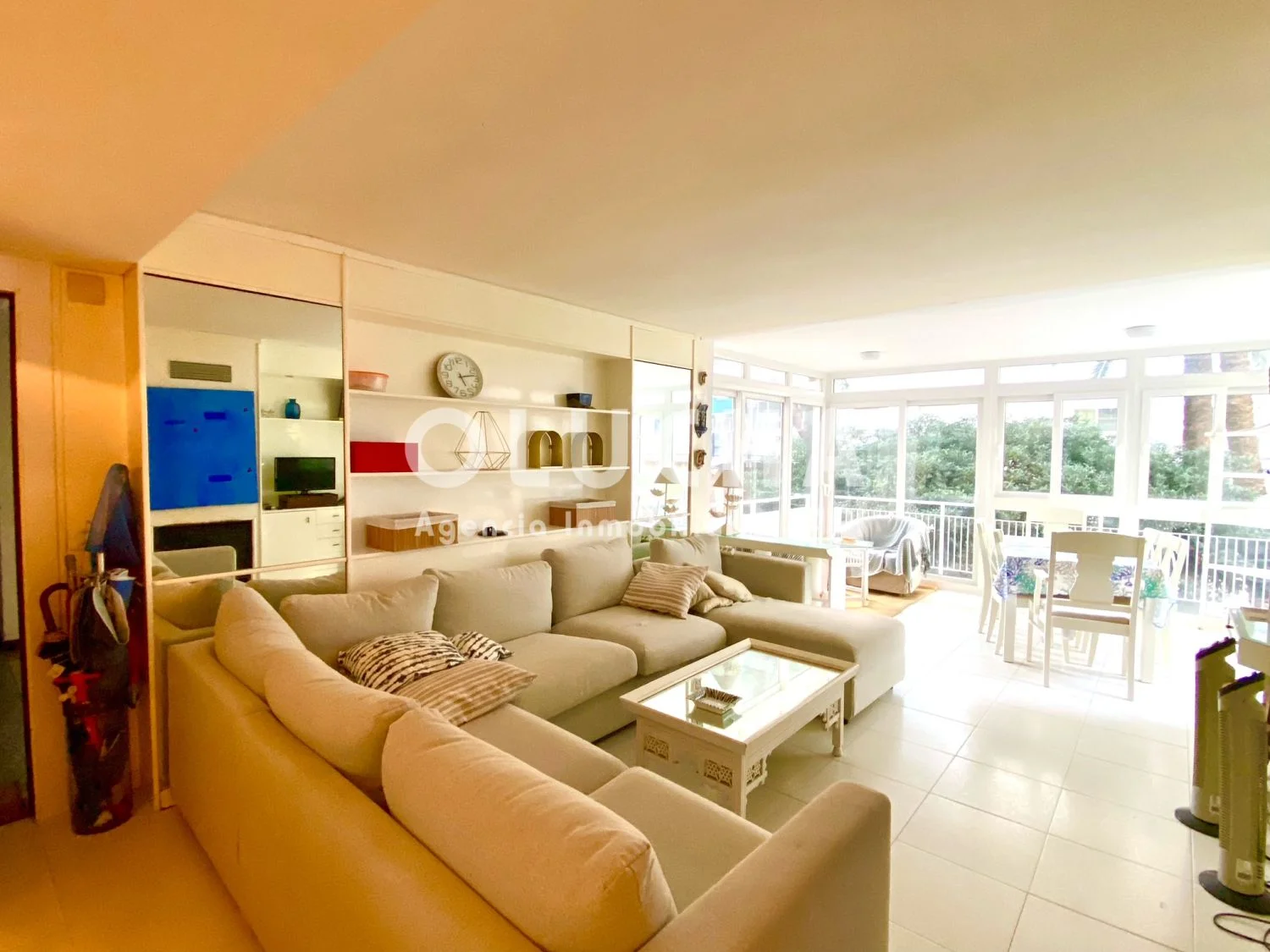 Beachfront apartment in Voramar, 3 bedrooms
