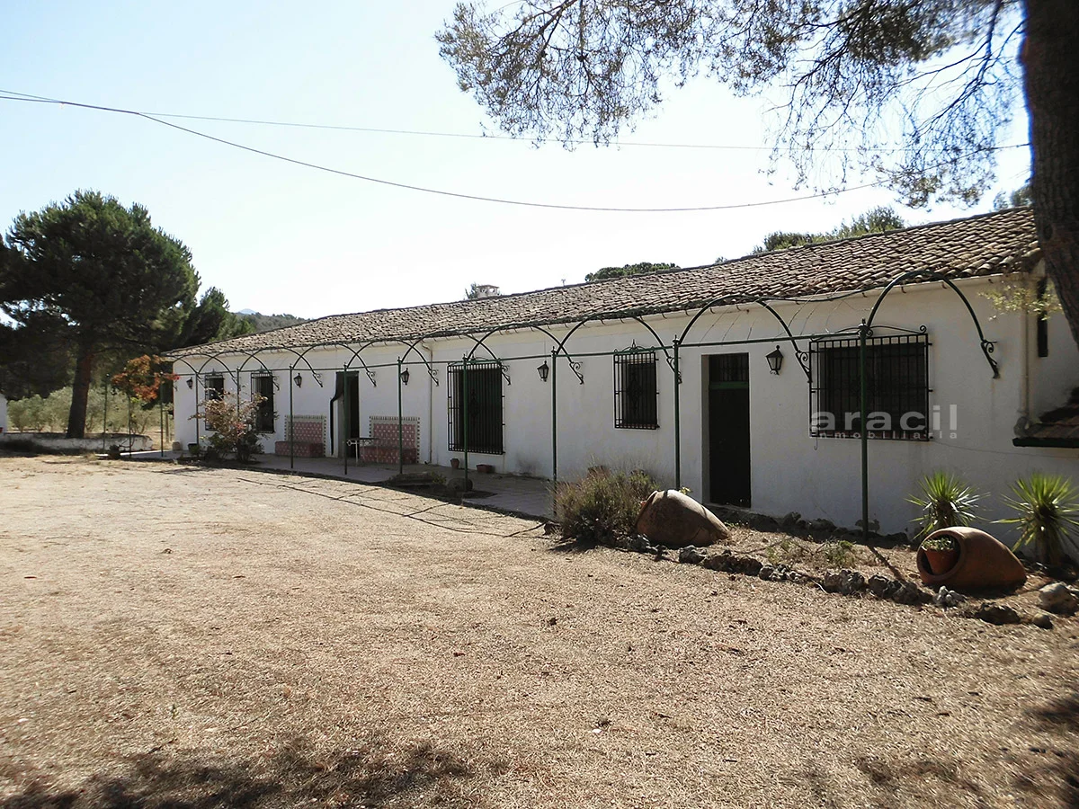 Rustic masia with mountain views