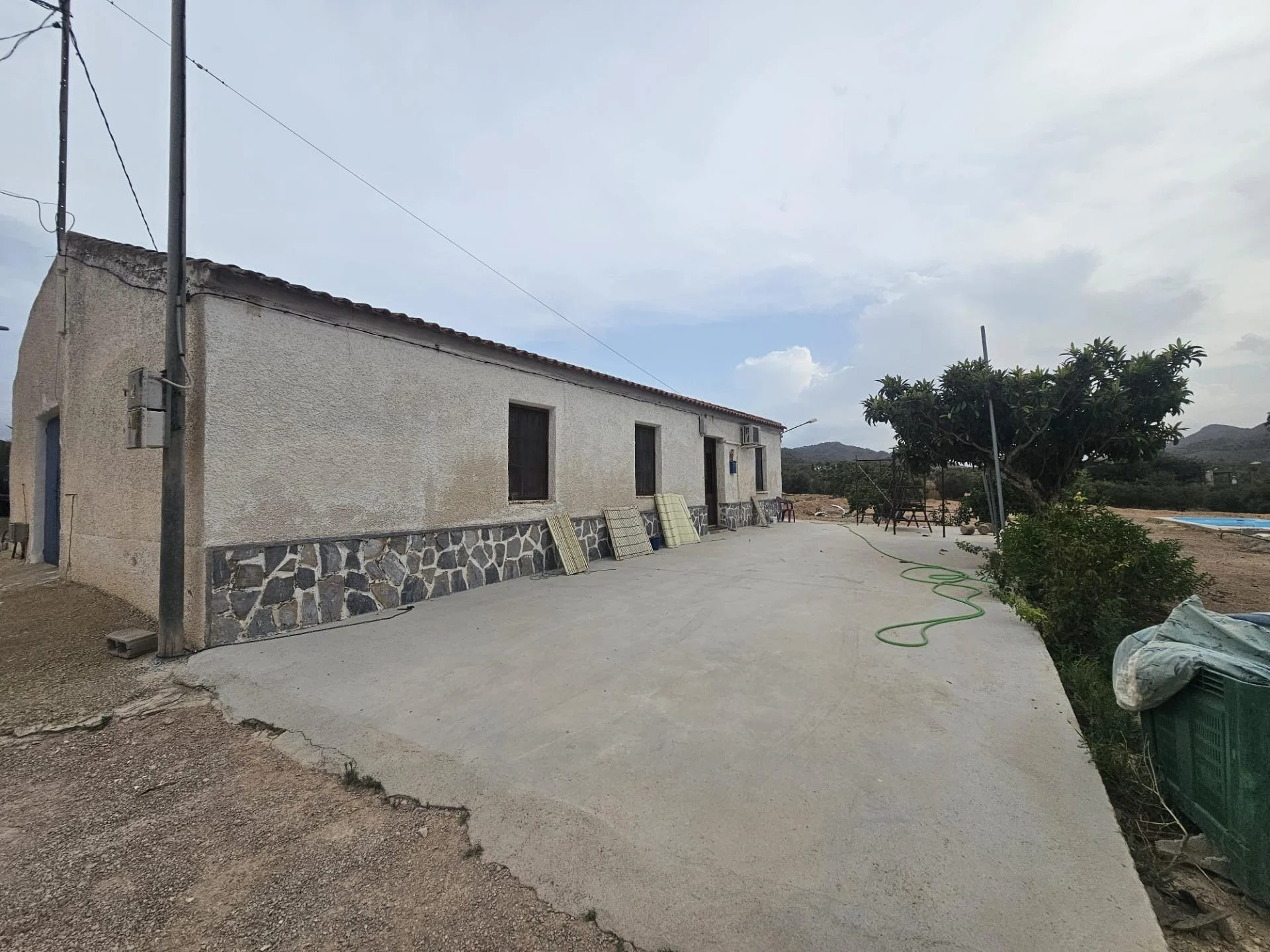 Rural house with livestock facility