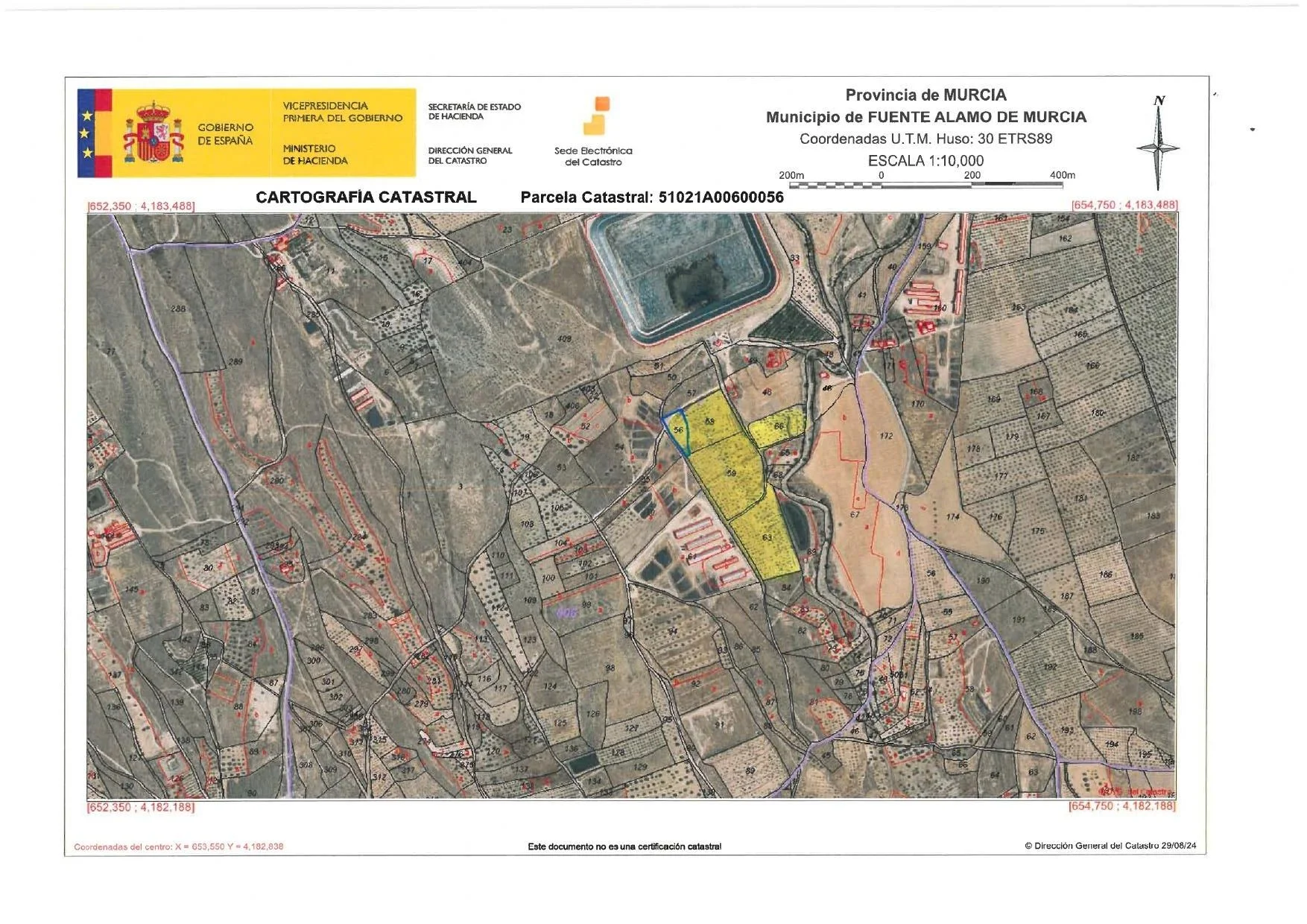 Terreno rural en El Escobar, 61000 m²