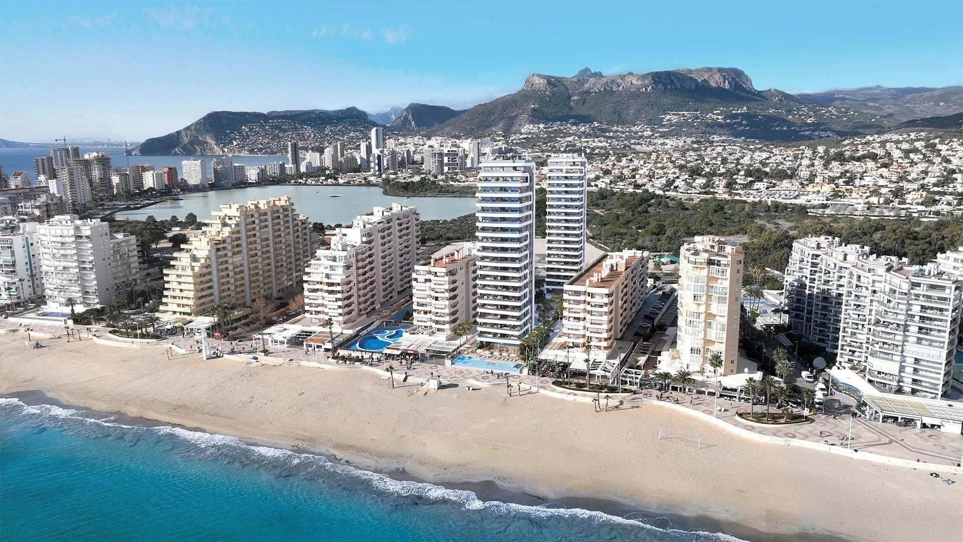 Apartamento nuevo en Calpe con vistas al mar