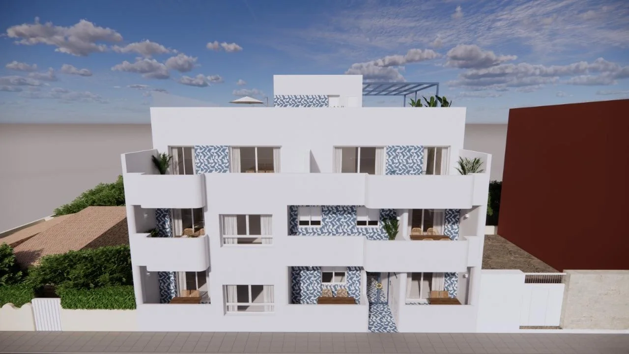 New coastal apartment, 64 m², pool