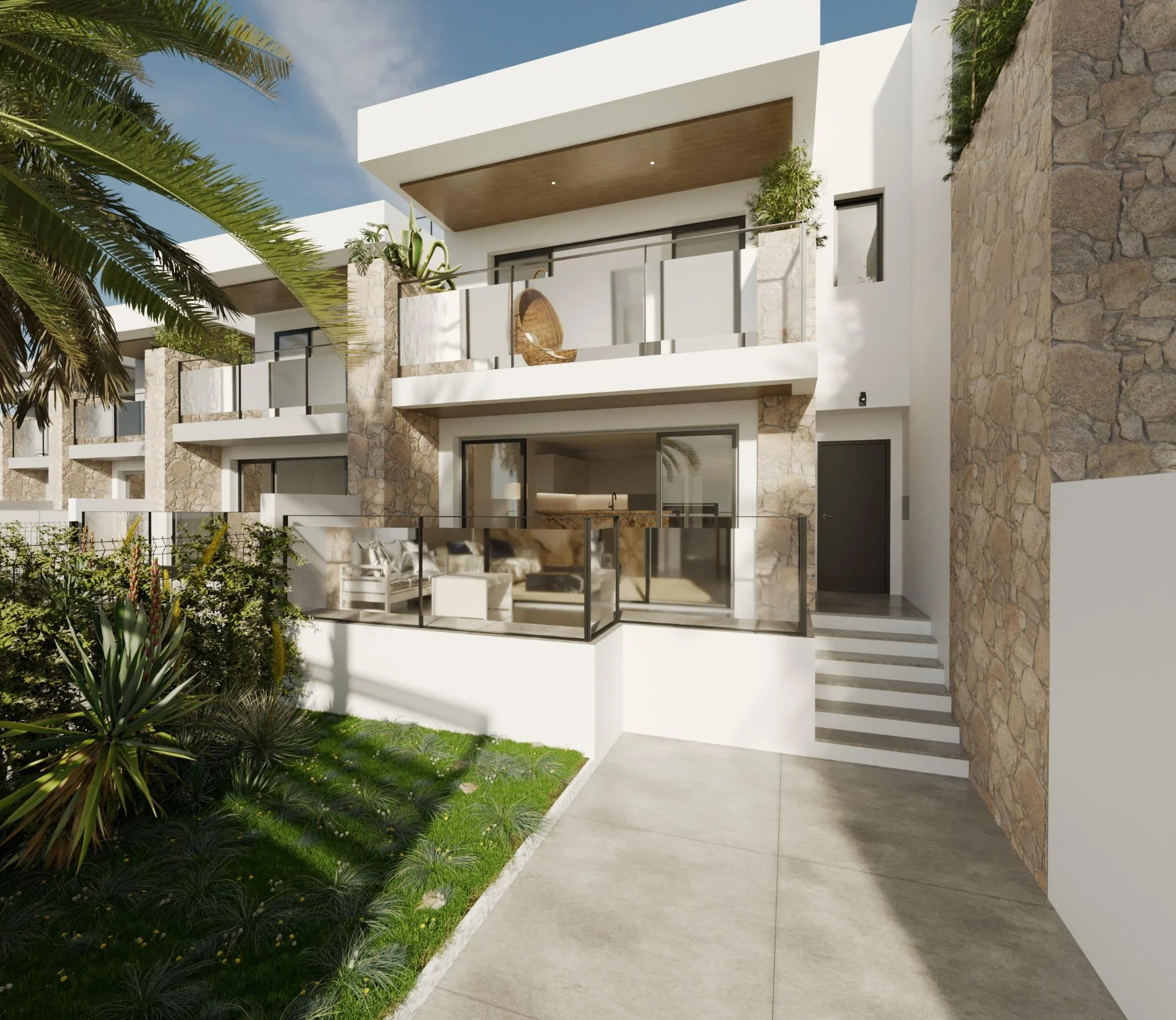 Bungalow nuevo en Monforte del Cid con piscina