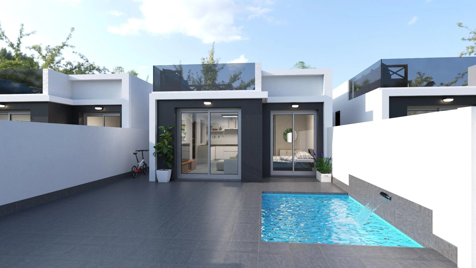 New villa in San Javier, 3 bedrooms