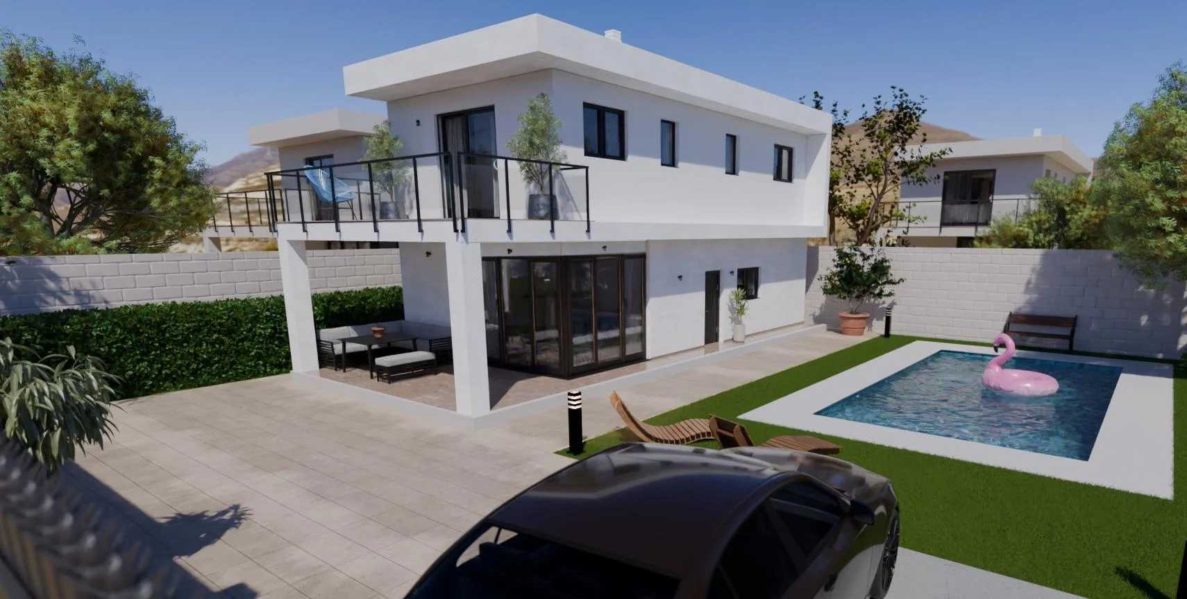 New villa in Gran Alacant, four bedrooms