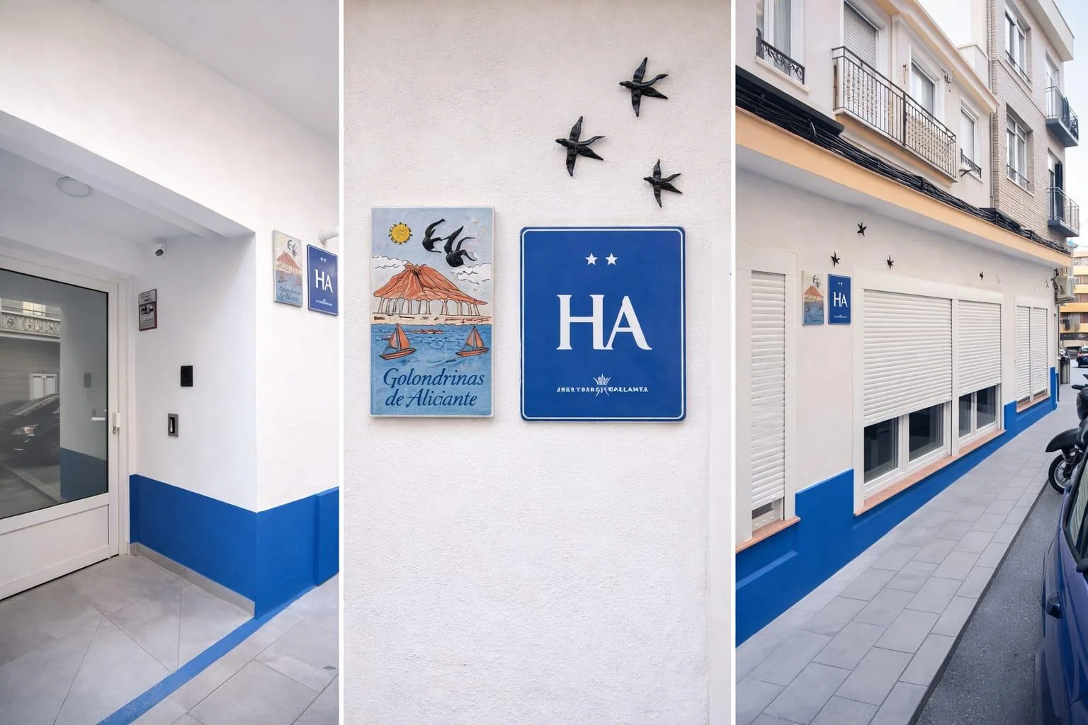 Tourist apartment complex, four studios