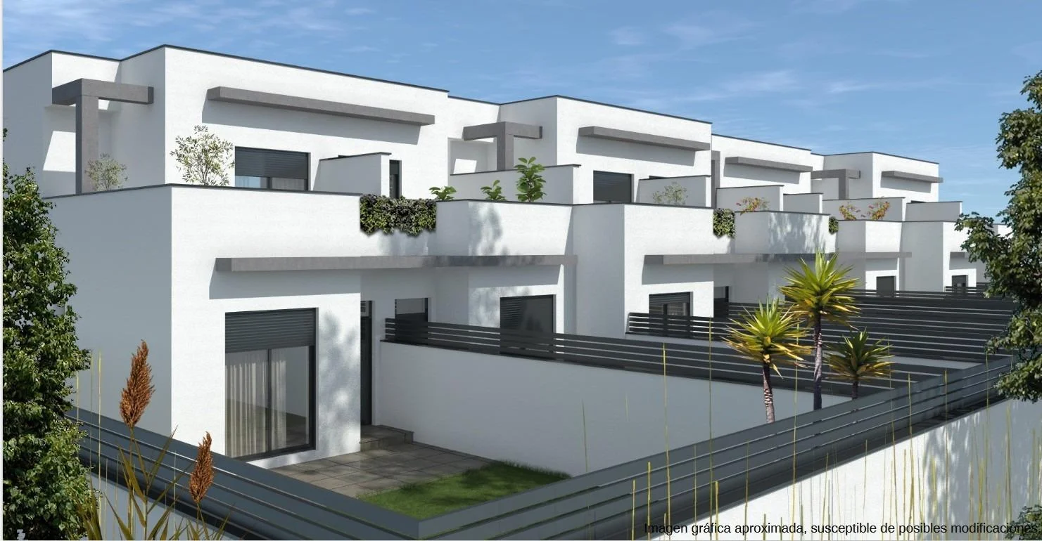 Adosado de tres dormitorios en construcción