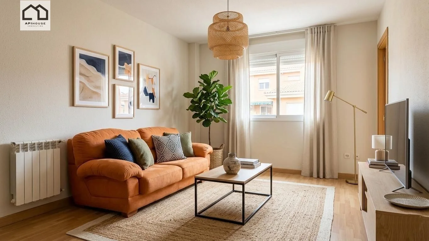 Central two-bedroom flat with parking