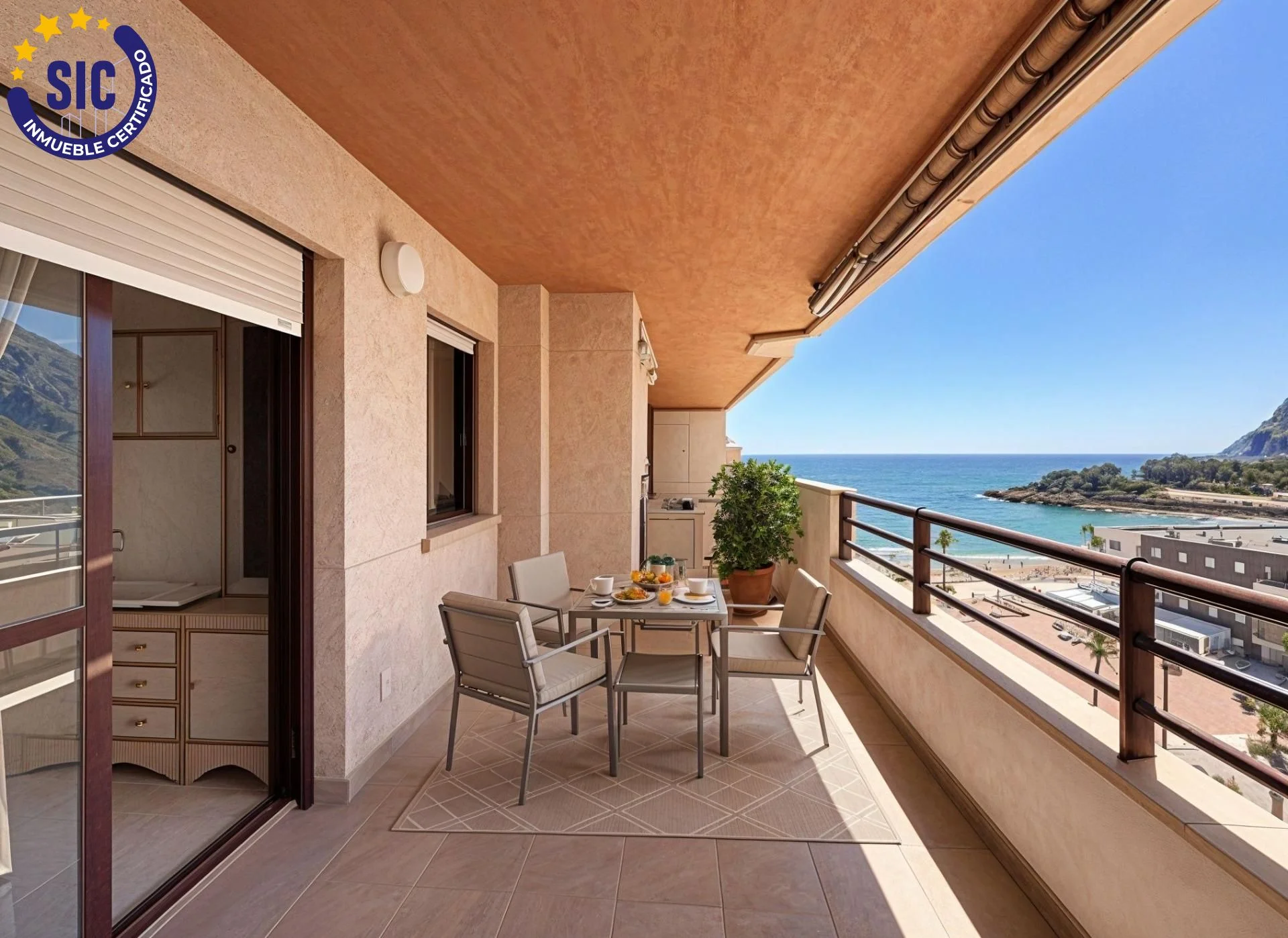 Seafront Calpe apartment with one bedroom