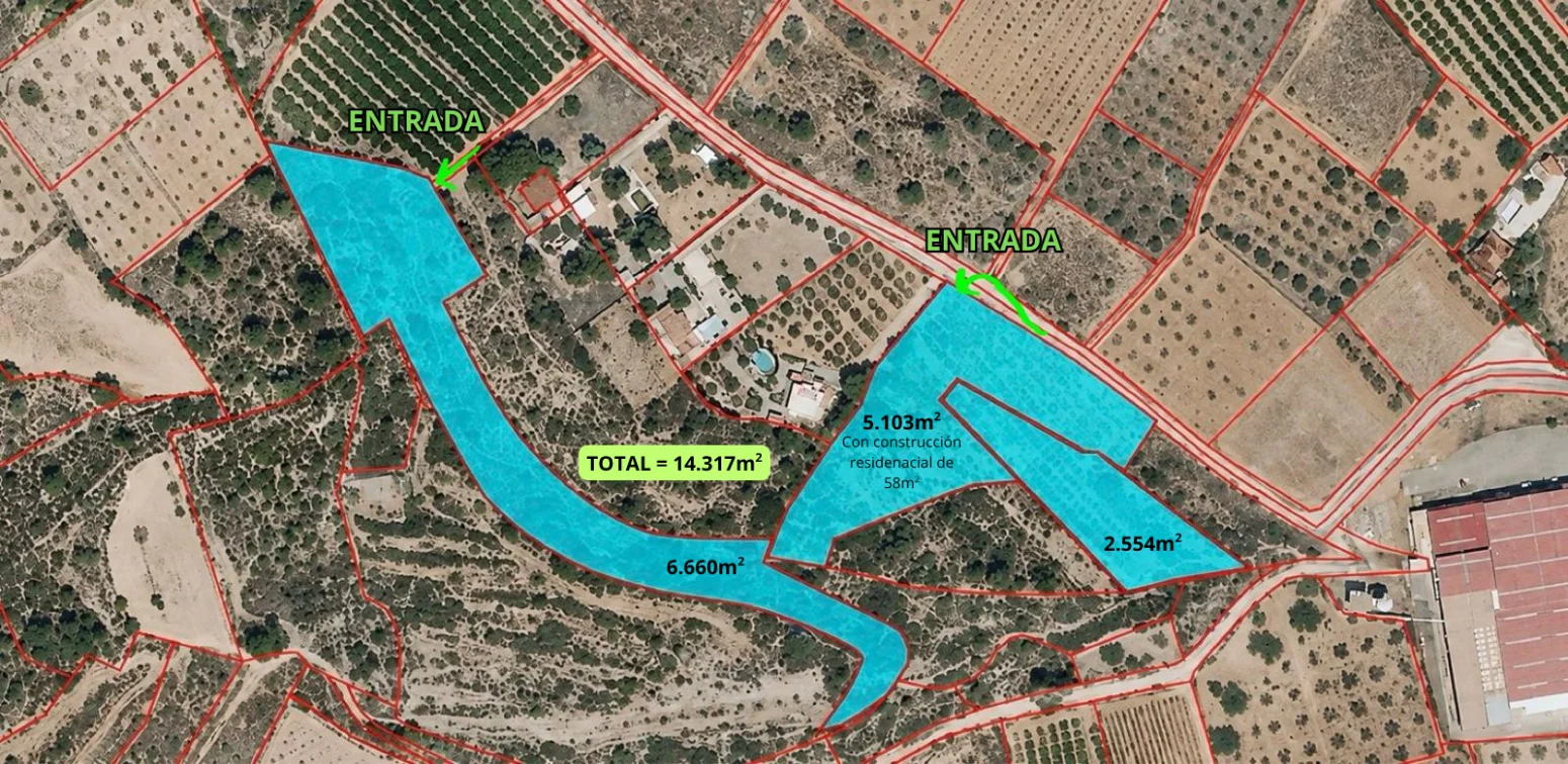 Finca rústica con potencial agrícola