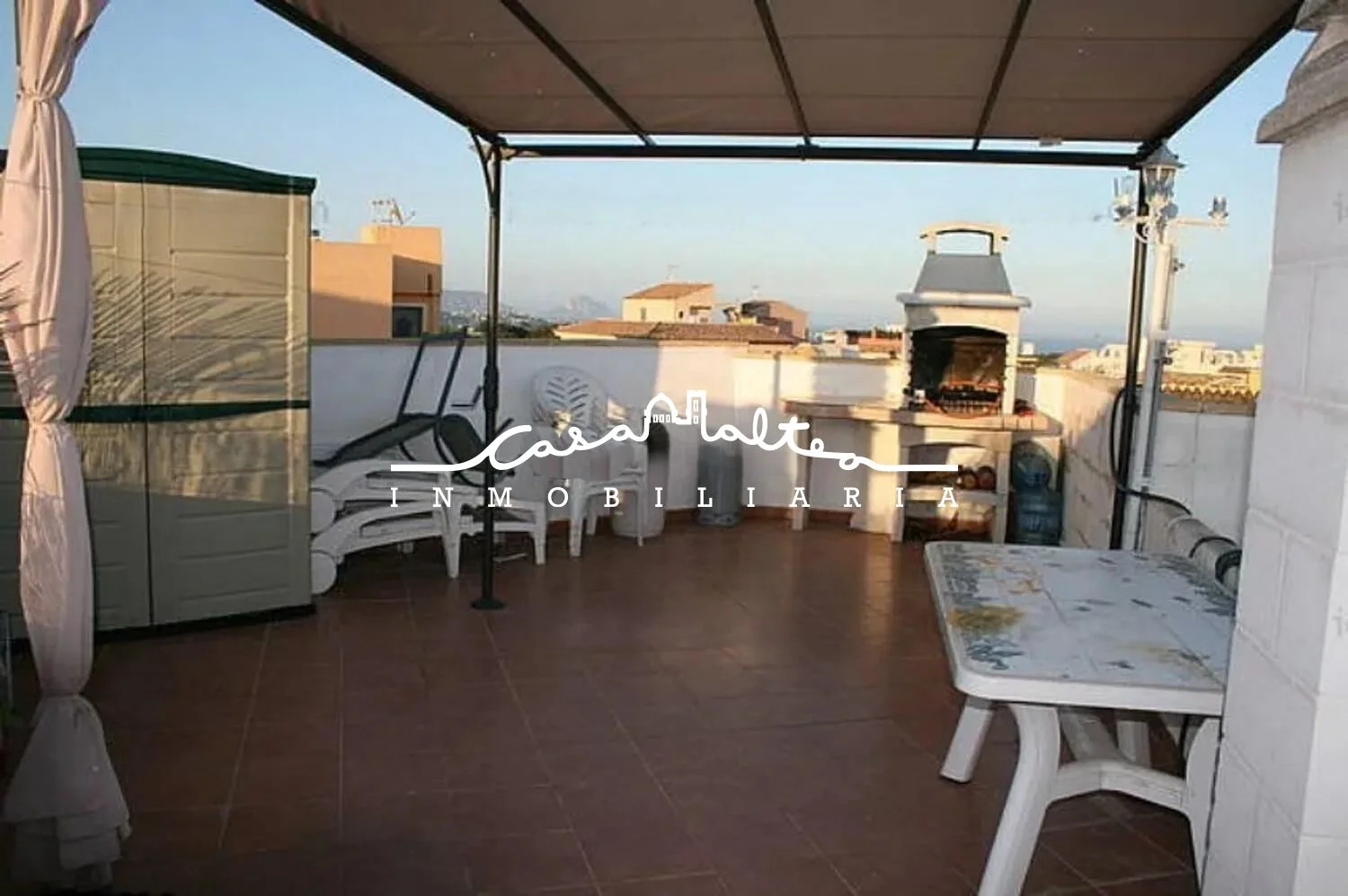 Tenanted Alfaz flat with rooftop terrace